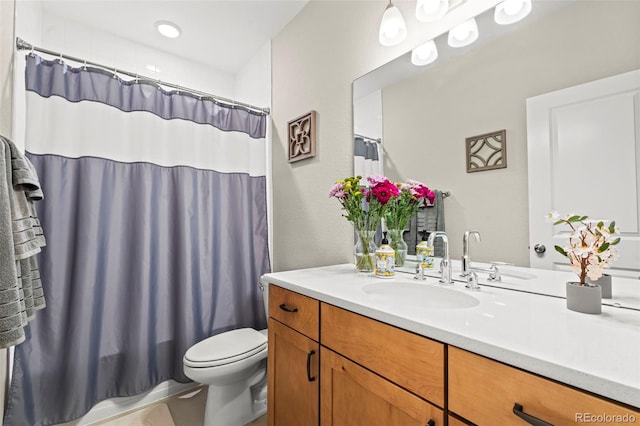 48 Mayflower Park Pl, Colorado Springs, CO 80905 - full bath featuring vanity and a shower with shower curtain