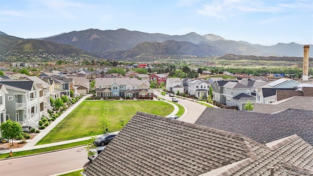 48 Mayflower Park Pl, Colorado Springs, CO 80905 - aerial perspective of suburban area featuring mountains