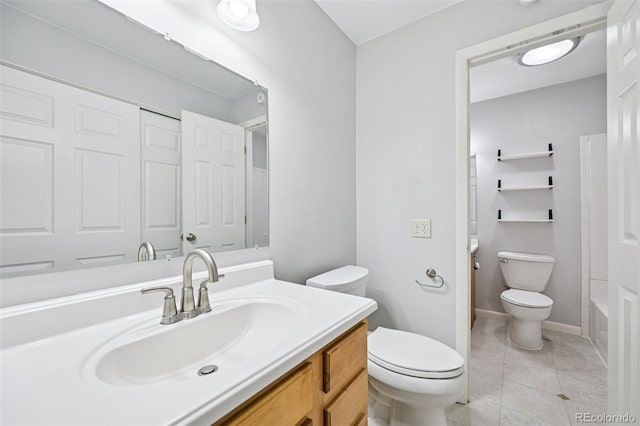 7825 Barbara Ann Dr Unit I, Arvada, CO 80004 - bathroom with vanity and tile patterned floors