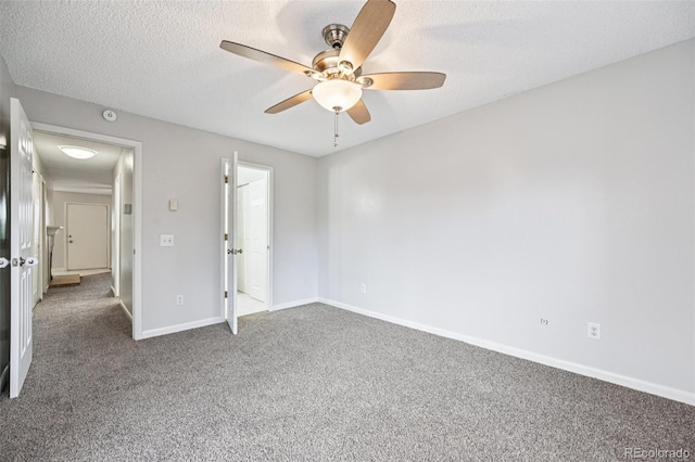 7825 Barbara Ann Dr Unit I, Arvada, CO 80004 - unfurnished bedroom featuring carpet flooring, a ceiling fan, and a textured ceiling