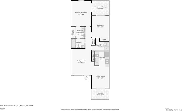 7825 Barbara Ann Dr Unit I, Arvada, CO 80004 - view of home floor plan