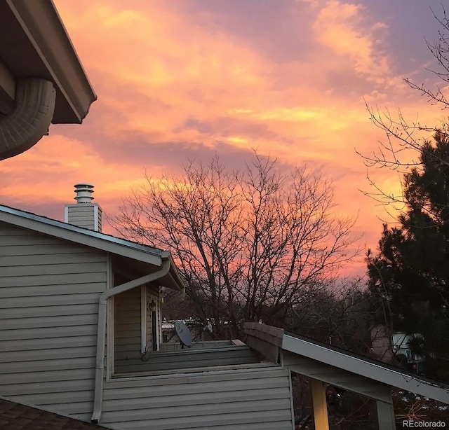 7825 Barbara Ann Dr Unit I, Arvada, CO 80004 - view of deck at dusk