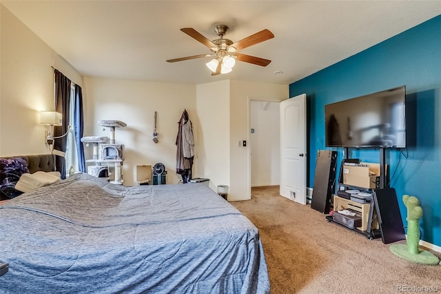 5770 Waverley Ave, Firestone, CO 80504 - carpeted bedroom with ceiling fan