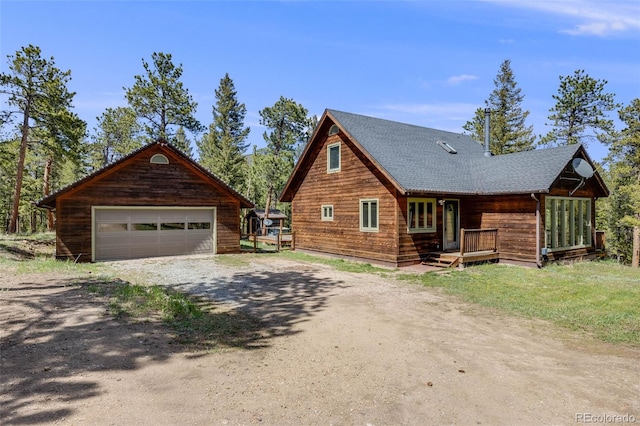 18247 State Highway 7, Lyons, CO 80540 - view of side of home featuring a garage and an outbuilding