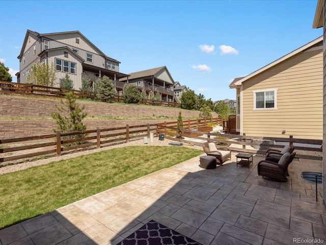 13041 Reata Ridge Dr, Parker, CO 80134 - view of patio / terrace with a fenced backyard