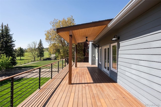 6668 Fairways Dr, Longmont, CO 80503 - view of wooden terrace