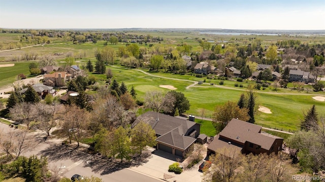 6668 Fairways Dr, Longmont, CO 80503 - aerial view of residential area with a local golf course
