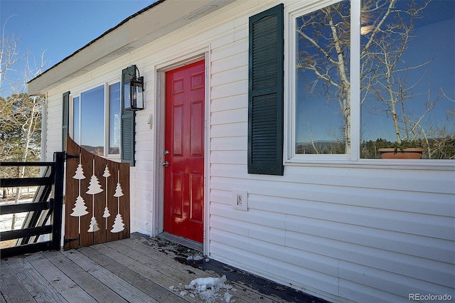 view of property entrance