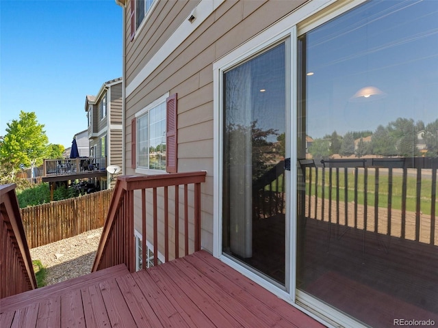 18554 E Vassar Dr, Aurora, CO 80013 - view of deck