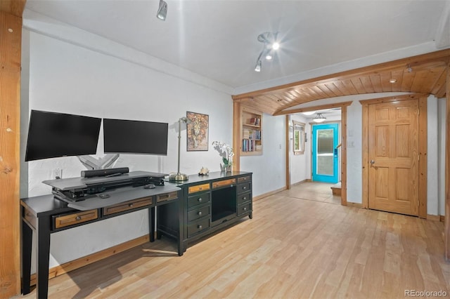 5732 Santa Clara Rd, Indian Hills, CO 80454 - office space featuring light wood-type flooring and baseboards
