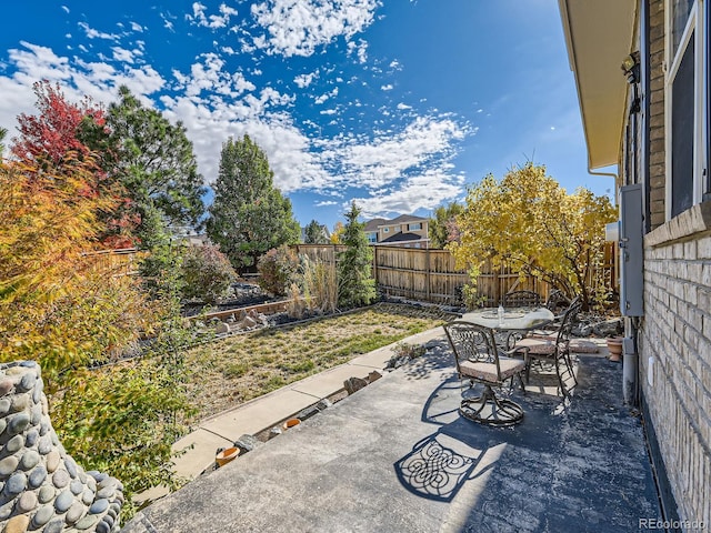 view of patio