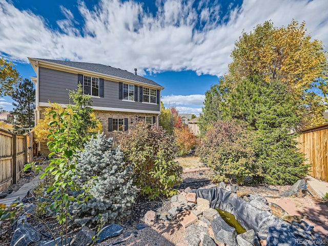 view of rear view of house