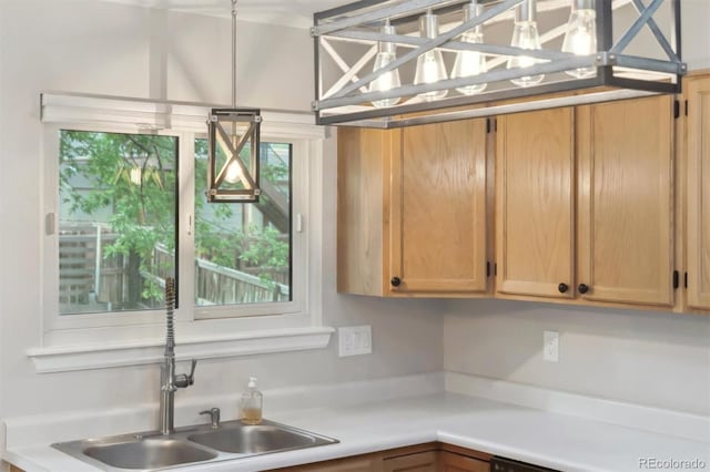 kitchen featuring sink