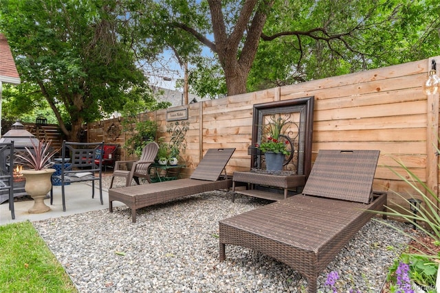3016 N Franklin St, Denver, CO 80205 - fenced backyard with a patio area