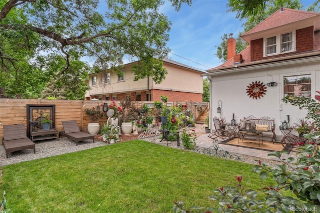 3016 N Franklin St, Denver, CO 80205 - fenced backyard featuring a patio