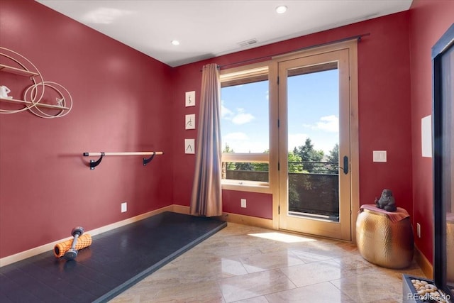 6170 Falcon Ridge Ln, Morrison, CO 80465 - entryway with baseboards and recessed lighting