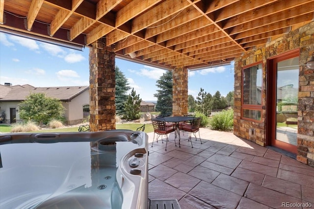 6170 Falcon Ridge Ln, Morrison, CO 80465 - view of patio with outdoor dining space
