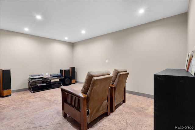 6170 Falcon Ridge Ln, Morrison, CO 80465 - cinema featuring recessed lighting and baseboards