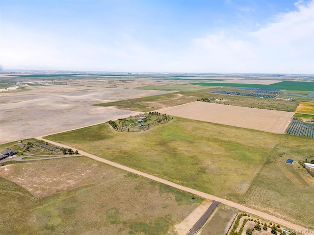 view of rural area with extensive farmland