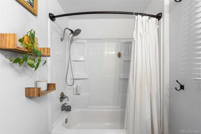 26095 Columbine Trl, Kittredge, CO 80457 - bathroom featuring shower / bath combo with shower curtain