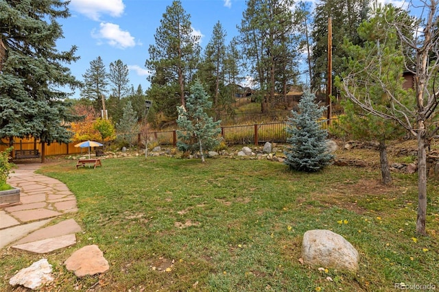 26095 Columbine Trl, Kittredge, CO 80457 - view of yard with fence