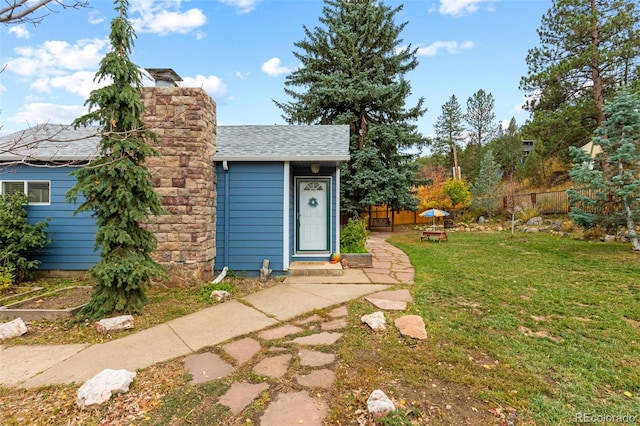 26095 Columbine Trl, Kittredge, CO 80457 - view of yard featuring fence