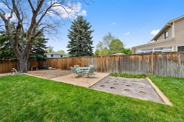 4525 S Cole Ct, Morrison, CO 80465 - view of yard featuring a patio