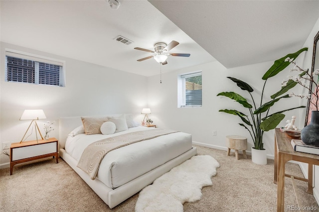 1765 Xenia St, Denver, CO 80220 - bedroom featuring light colored carpet, baseboards, and ceiling fan