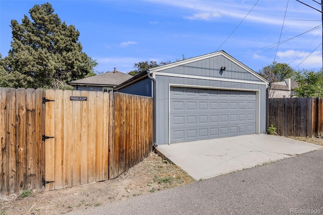1765 Xenia St, Denver, CO 80220 - detached garage with a gate