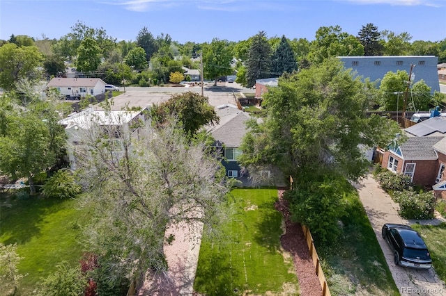 1765 Xenia St, Denver, CO 80220 - aerial view of residential area with a tree filled landscape