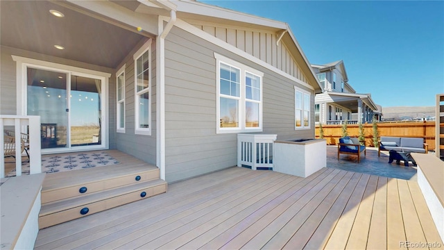 689 Olive St, Broomfield, CO 80023 - deck featuring outdoor lounge area