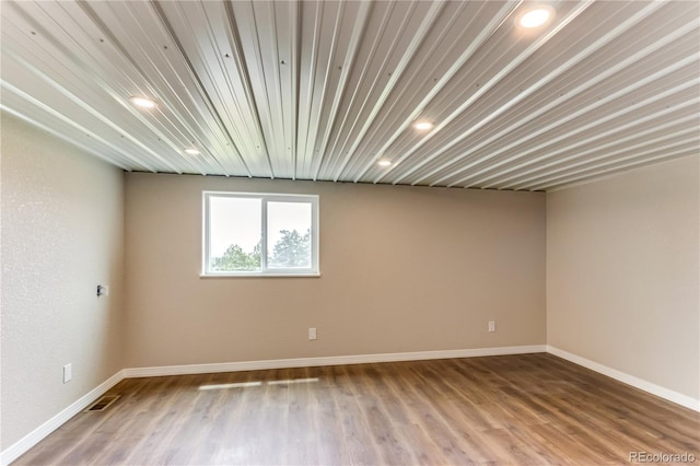 8834 Deiffendeffer Rd, Rye, CO 81069 - unfurnished room with wood finished floors and recessed lighting