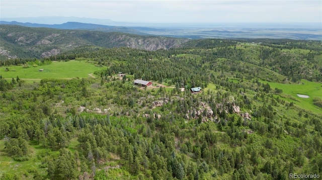8834 Deiffendeffer Rd, Rye, CO 81069 - view of property location with a heavily wooded area and a mountain backdrop