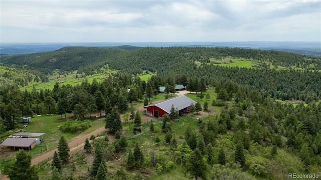 8834 Deiffendeffer Rd, Rye, CO 81069 - bird's eye view of a heavily wooded area