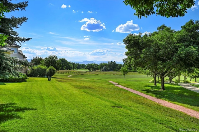 10793 Alcott Way, Denver, CO 80234 - view of home's community with a yard and a mountain view