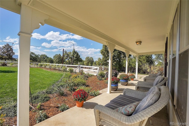 view of patio