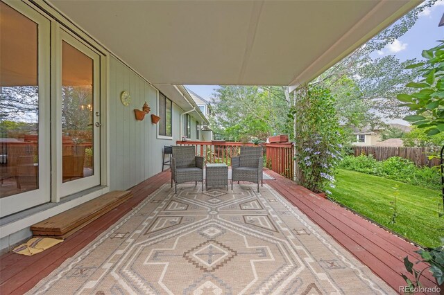 2871 Humboldt Cir, Longmont, CO 80503 - view of deck