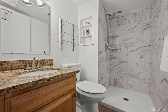 8060 Meadowdale Sq, Niwot, CO 80503 - bathroom with vanity and a tile shower