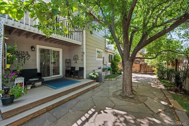 8060 Meadowdale Sq, Niwot, CO 80503 - patio / terrace featuring a wooden deck and a patio