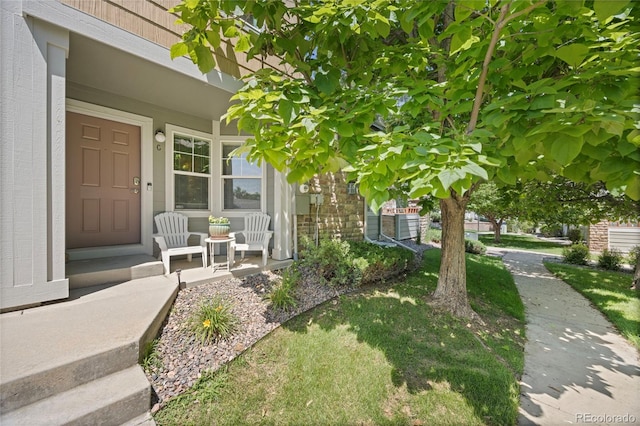 12812 Jasmine St Unit C, Thornton, CO 80602 - property entrance featuring a porch