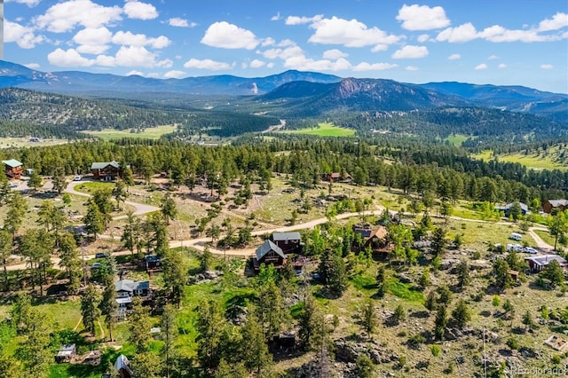 429 Overlook Dr, Bailey, CO 80421 - bird's eye view of a mountainous background