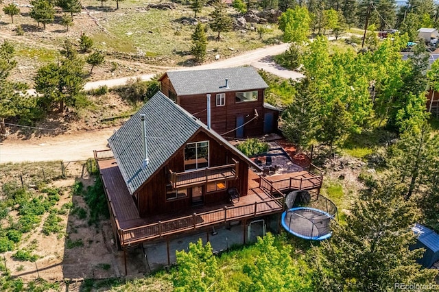 429 Overlook Dr, Bailey, CO 80421 - view from above of property