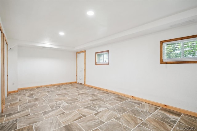 429 Overlook Dr, Bailey, CO 80421 - unfurnished room with baseboards and recessed lighting
