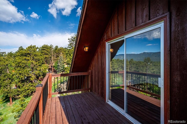 429 Overlook Dr, Bailey, CO 80421 - deck featuring a view of trees