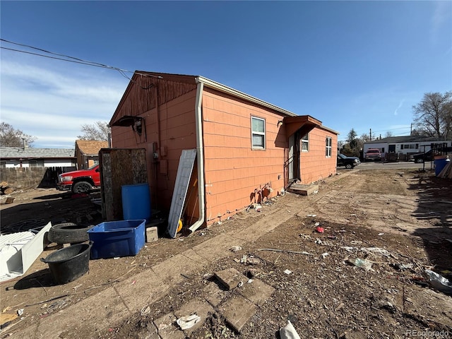 view of side of property