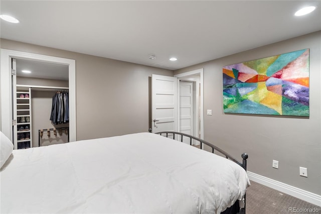 2334 Lowell Blvd, Denver, CO 80211 - bedroom with recessed lighting and carpet floors
