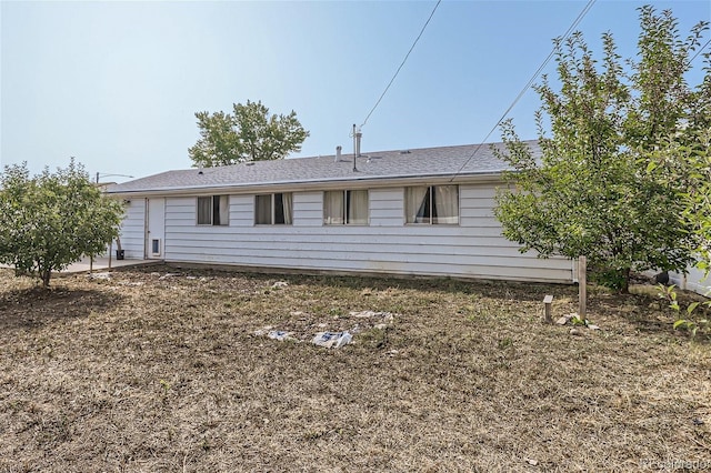 view of rear view of property