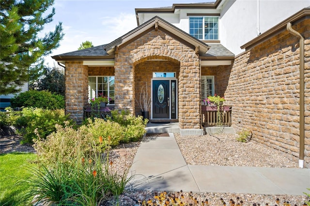 view of entrance to property