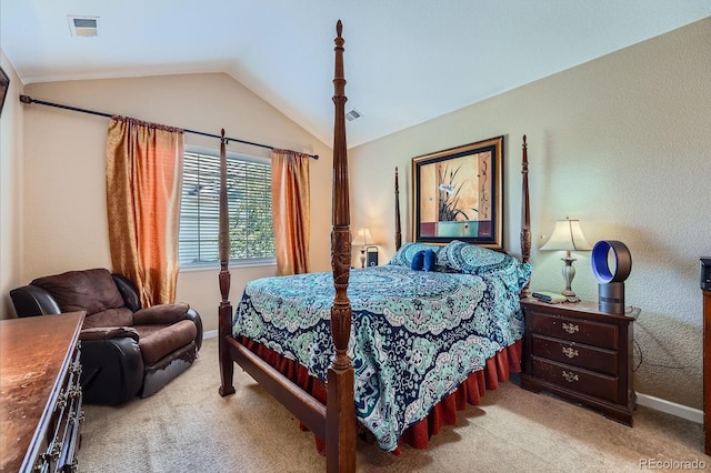 22560 E Ontario Dr Unit 204, Aurora, CO 80016 - bedroom featuring carpet and lofted ceiling