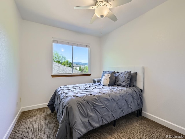 6366 Umber Cir, Arvada, CO 80403 - carpeted bedroom with baseboards and ceiling fan